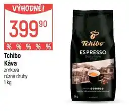Globus Tchibo Káva zrnková nabídka