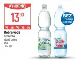 Globus Dobrá voda ochucená různé druhy nabídka