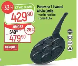 Globus Banquet pánev na 7 livanců alivia smile nabídka