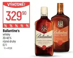 Globus Ballantine's whisky nabídka