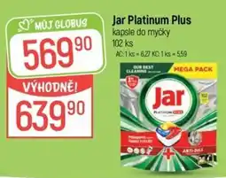 Globus Jar Platinum Plus kapsle do myčky nabídka