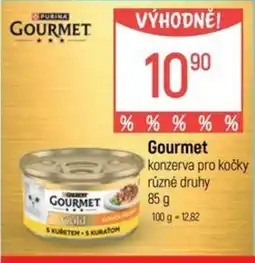 Globus Gourmet konzerva pro kočky nabídka