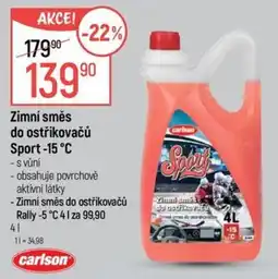 Globus Carlson zimní směs do ostřikovačů sport -15 °c nabídka