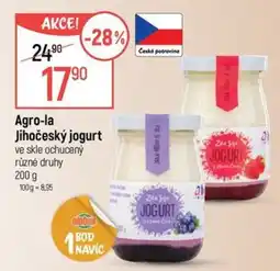 Globus Agro-la jihočeský jogurt nabídka