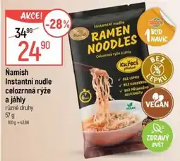 Globus Namish instantní nudle celozrnná rýže a jáhly nabídka