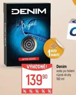Globus Denim voda po holení nabídka