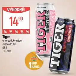 Globus Tiger energetický nápoj nabídka