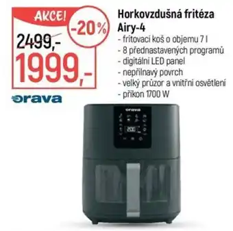 Orava horkovzdušná fritéza Airy-4