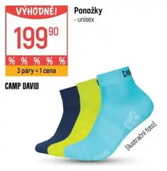 Camp david ponožky unisex