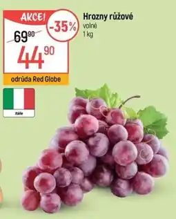 Globus Red Globe hrozny růžové nabídka