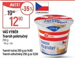 Globus Výběr tvaroh polotučný nabídka