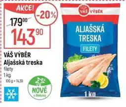 Globus Váš výběr Aljašská treska filety nabídka