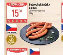 Globus Globus debrecínské párky nabídka