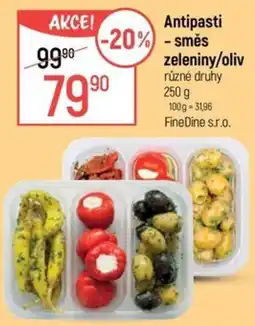 Globus Antipasti - směs zeleniny/oliv nabídka