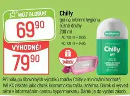 Globus Chilly gel na intimní hygienu nabídka