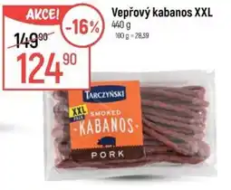 Globus Tarczynski vepřový kabanos xxl nabídka