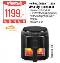 Globus eta horkovzdušná fritéza vista digi 1168 90000 nabídka