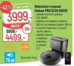 Globus Eta robotický vysavač Galaxo PRO 6239 90000 nabídka
