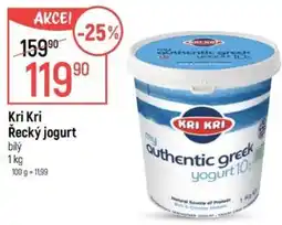 Globus Kri Kri řecký jogurt bílý nabídka