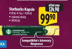 Albert Starbucks Kapsle nabídka