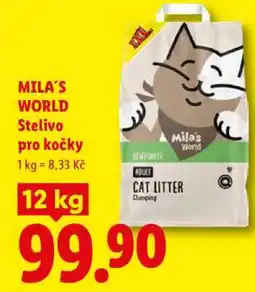 Lidl MILA'S WORLD Stelivo pro kočky nabídka