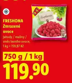 Lidl FRESHONA Zmrazené ovoce nabídka