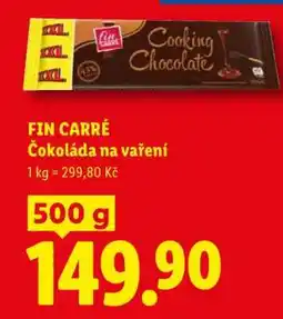 Lidl Fin Carre Čokoláda na vaření nabídka