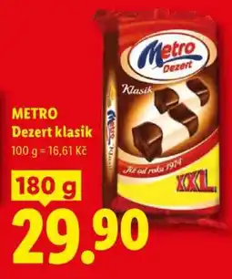 Lidl Metro Dezert Klasik nabídka