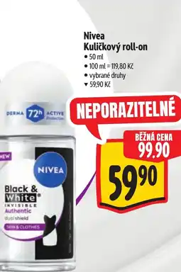 Albert Nivea Kuličkový roll-on nabídka