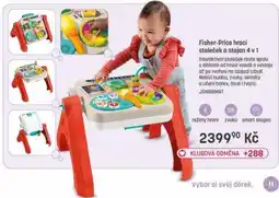 Bambule Fisher-Price hrací stoleček a stojan 4 v 1 nabídka