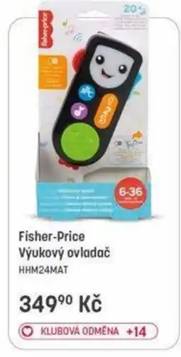 Bambule Fisher-Price Výukový ovladač HHM24MAT nabídka