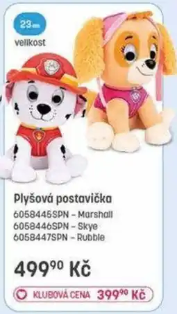 Bambule Paw Patrol plyšová postavička nabídka