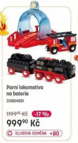 Bambule Brio parní lokomotiva na baterie nabídka