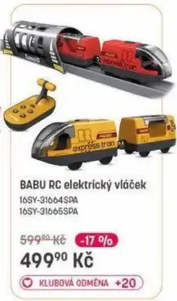 Bambule Babu rc elektrický vláček nabídka