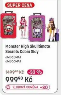 Bambule Monster High Skulltimate Secrets Cabin Slay nabídka