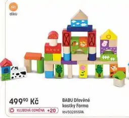 Bambule Babu dřevěné kostky farma nabídka