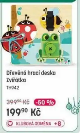 Bambule Dřevěná hrací deska Zvířátka nabídka