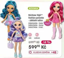 Bambule Rainbow High Fashion panenka - základní edice nabídka