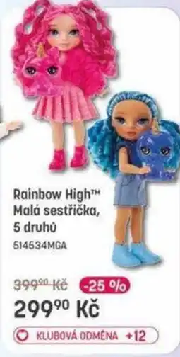 Bambule Rainbow High™ Malá sestřička nabídka
