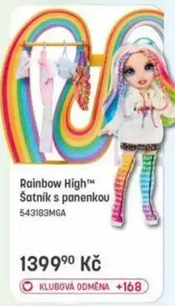 Bambule Rainbow High Šatník s panenkou nabídka