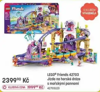 Lego friends jízda na horské dráze s mořskými pannami 42703