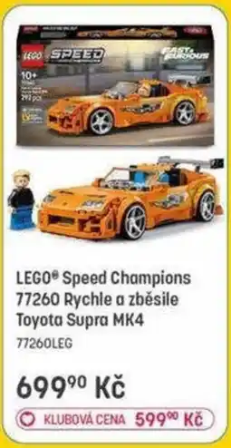 Bambule lego speed champions 77260 rychle a zbesile toyota supra mk4 nabídka