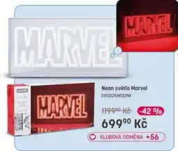 Bambule Marvel neon světlo nabídka