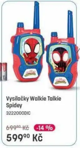 Bambule Spidey Vysílačky Walkie Talkie nabídka