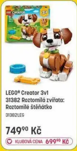 Bambule lego creator 3v1 roztomilá zvířata: roztomilé štěňátko nabídka