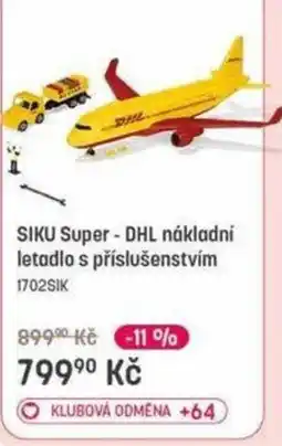 Bambule Siku super - dhl nákladní letadlo s příslušenstvím nabídka