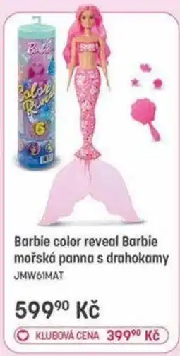 Bambule Barbie color reveal Barbie mořská panna s drahokamy nabídka
