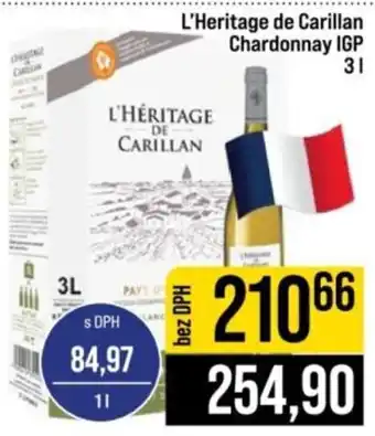 L'Heritage de Carillan Chardonnay IGP