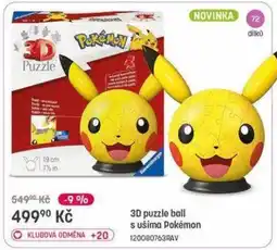 Bambule Ravensburger 3D puzzle ball s ušima Pokémon nabídka