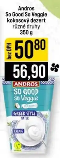 Jip Andros so good so veggie nabídka